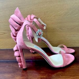 Brand new Jimmy Choo pink suede sandals